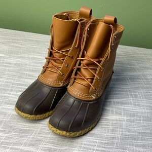 LL Bean Boots Leather Womens Size 7 Made in USA
